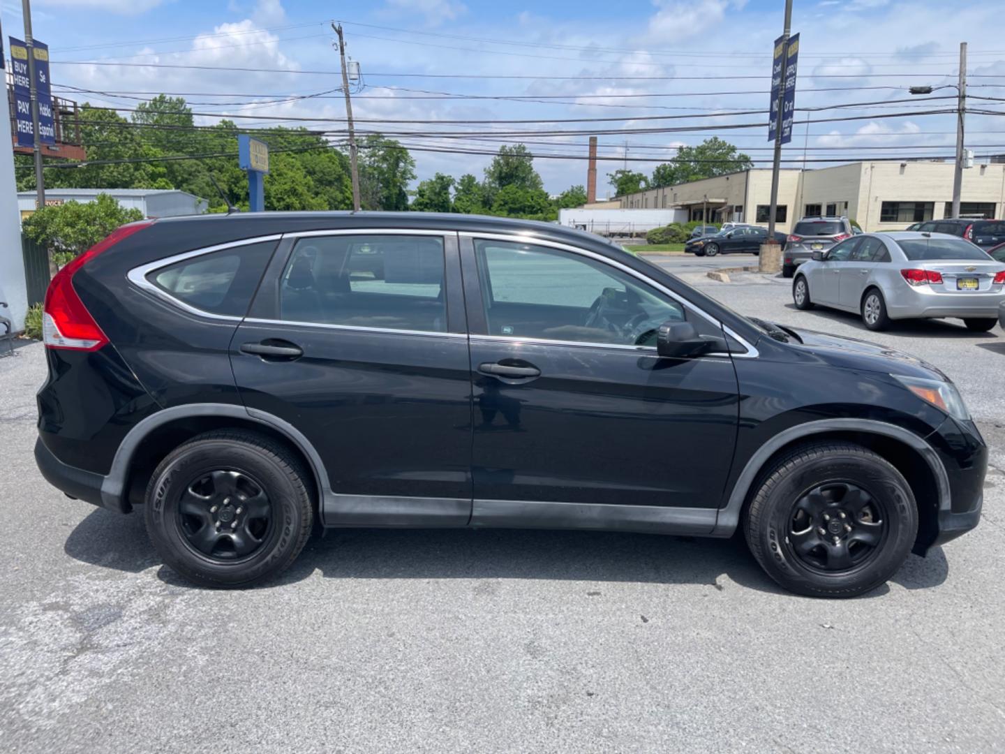 2012 BLACK Honda CR-V LX 4WD 5-Speed AT (2HKRM4H34CH) with an 2.4L L4 DOHC 16V engine, 5-Speed Automatic transmission, located at 1254 Manheim Pike, Lancaster, PA, 17601, (717) 393-9133, 40.062870, -76.323273 - Photo#3